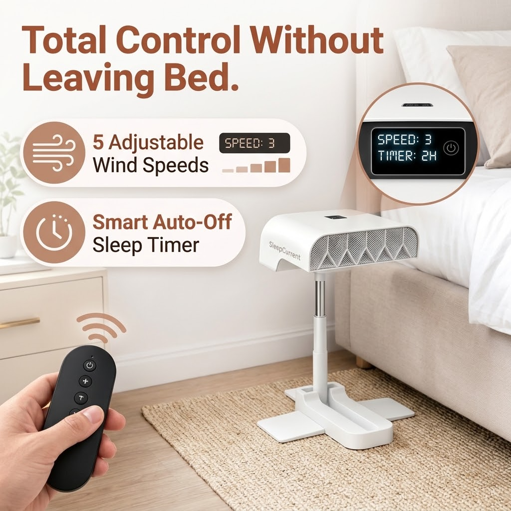 SleepCurrent™ Cordless Under-Sheet Fan