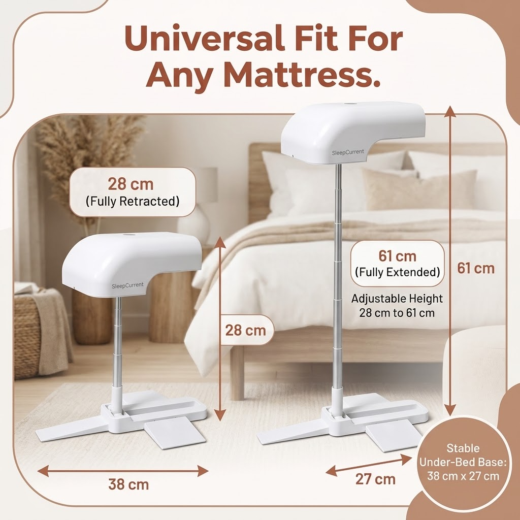 SleepCurrent™ Cordless Under-Sheet Fan